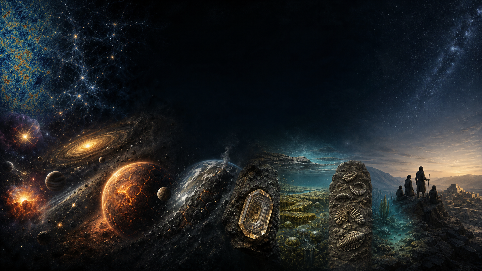 Historia profunda de cosmos, Tierra, vida y humanidad