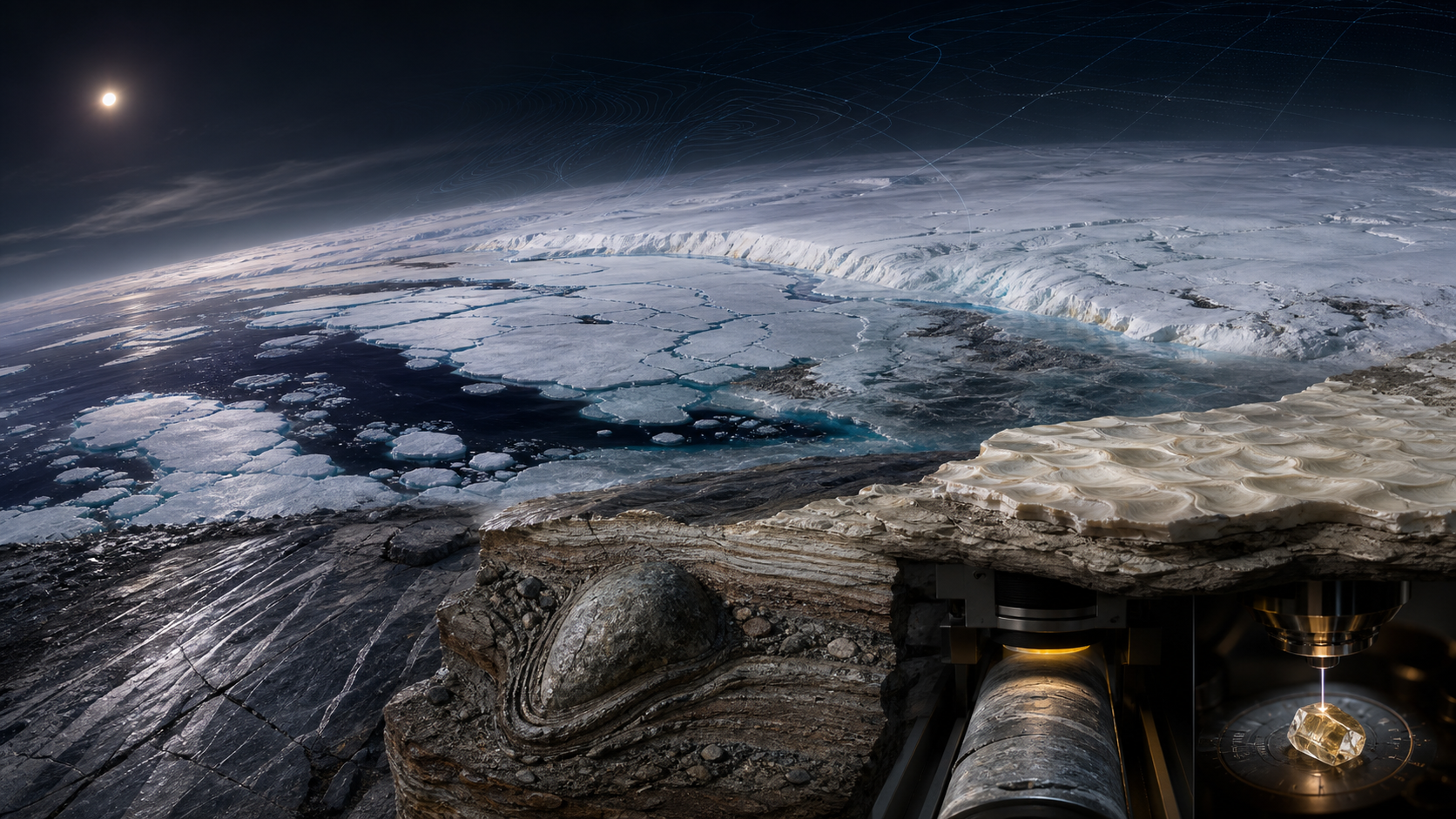 Portada conceptual de Snowball Earth